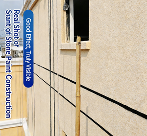 Pintura Acrílica en Aerosol con Efecto Piedra Natural <span class=keywords><strong>para</strong></span> Paredes Exteriores y Muebles, Revestimiento de <span class=keywords><strong>Granito</strong></span> y Mármol - Product Image 3