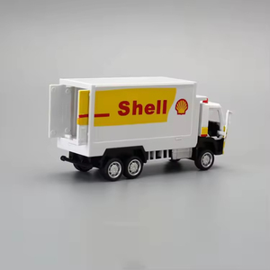 Camión de juguete de aleación a escala 1/72, modelo de coche de transporte de contenedores, de fundición a presión - Product Image 4