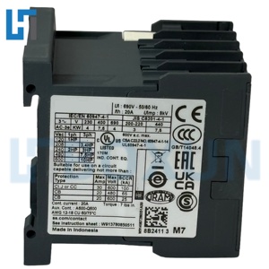 Lc1k 3P Contactor 16A 220V 50/60Hz 3no điều khiển tự động hóa công nghiệp mới ban đầu lc1k1610m7 AC contactor tesys k loạt điều khiển - Product Image 4