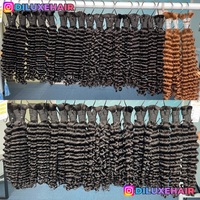 Cheveux en vrac Grossiste Vierge Cheveux humains non transformés étirés plus épais en vrac, prix inférieur Sortie d'usine Cheveux raides