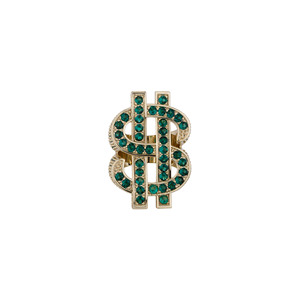 Nuevo Anillo de Dólar Chapado <span class=keywords><strong>en</strong></span> Oro con Circonitas Estilo Hip-hop, para Boda, a la Moda, para Hombres y Mujeres, Venta al por Mayor - Product Image 4