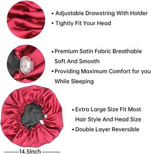 Custom Satin Pillow case Silk Bonnet Scrunchie 16 19 22 Momme 100% Silk Pillowcase <b>Gift</b> Set - Product Image 4