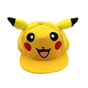 Popular European American Cross-border Hats Cute Cartoon Pikachu Parent-<strong>child</strong> Hip-hop Flat-brimmed <strong>Caps</strong> Kids <strong>Baseball</strong> <strong>Caps</strong> - Product Image 5