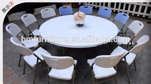 Tables et chaises pliantes d'extérieur en plastique <span class=keywords><strong>de</strong></span> 200 cm, <span class=keywords><strong>de</strong></span> bonne qualité, bon marché, d'<span class=keywords><strong>occasion</strong></span>, pour événements - Product Image 4
