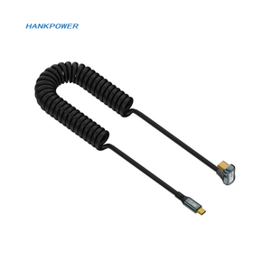 U hình dạng pd3.2 pd100w Loại C để Loại C mùa xuân cuộn dây nhanh sạc cáp dữ liệu 20gbps 8K 60Hz usb3.2 Cáp - Product Image 1