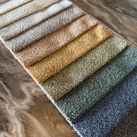 Tissu en velours chenille 100% polyester respirant, tissu uni teint pour la tapisserie des canapés et des rideaux