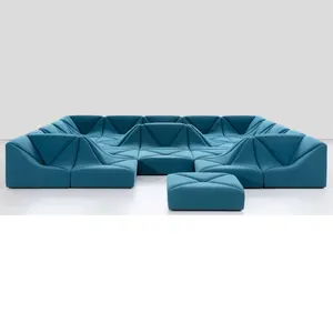 Modern Italian Design Indoor Living Room Furniture Big Modular Couch Sofas Set