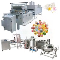 Ligne de production de guimauves en forme de sandwich, ligne de production de barbe à papa, machine à guimauves en forme d'animaux
