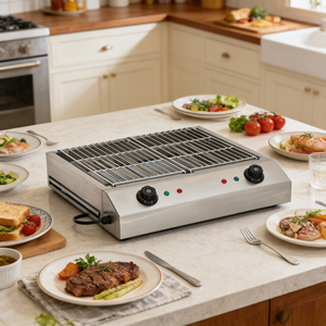 Parrilla Eléctrica de Mesa sin Humo, Máquina de Asar Comercial sin Humo - Product Image 2