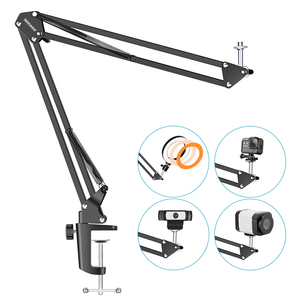 Support de fixation réglable pour webcam <span class=keywords><strong>Logitech</strong></span> <span class=keywords><strong>C922</strong></span> C930e C930 C920 C615, avec pince de table et suspension à ciseaux, de la marque Neewer - Product Image 1