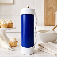 Bouteille en acier vide personnalisable pour cartouche de crème, avec options de logo et de couleur