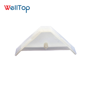 Welltop New 90-độ Kệ khung góc trắng 14.109 nhựa cho tủ hỗ trợ 90-độ tam giác góc Bracket - Product Image 3