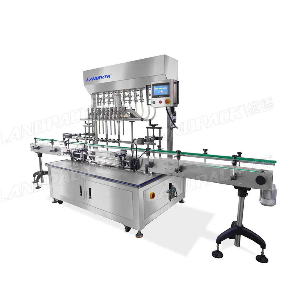 Automatic Alcohol Hand Sanitizer Liquor Vinegar Liquid Filling Machine For Chemical Industry With Capping Labeling Equipment