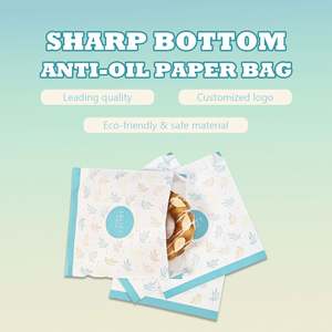 Sacs en papier kraft translucides de haute qualité, résistants à l'huile et au gras, pour emballage de biscuits et produits de boulangerie, pour restaurants - Product Image 5