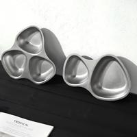 Organizador Versátil para Frutos Secos con Múltiples Compartimentos, Plato para Servir en Mostrador, Comercial, Irrompible, Ecológico, 304