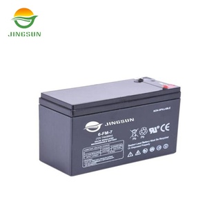 징선 저렴한 가격 12V 7Ah 딥 사이클 납축전지 무보수 충전식 AGM 12V 납축전지 - Product Image 2