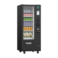 Máquina Expendedora Refrigerada de Snacks de Última Generación con Pantalla Táctil de 8 Pulgadas, Sistema de Pago Opcional, Gestión Basada en la Nube y Función SDK