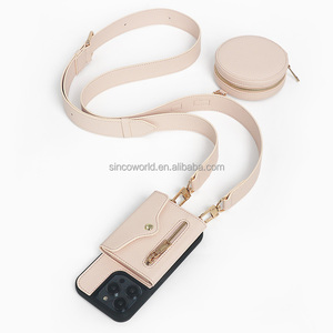 <span class=keywords><strong>Custodia</strong></span> a <span class=keywords><strong>tracolla</strong></span> alla moda per cellulare <span class=keywords><strong>con</strong></span> portafoglio per iPhone 15/17 Pro e <span class=keywords><strong>tracolla</strong></span> da collo - Product Image 2