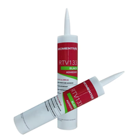 Adhésif silicone noir Momentive RTV133, mastic RTV, faible odeur, ignifuge, pour l'électronique, l'automobile, l'industrie, l'étanchéité