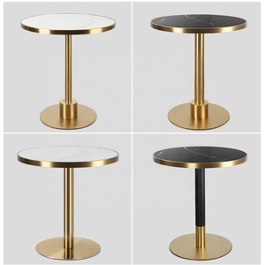 (SP-RT302) di Lusso marmo artificiale <span class=keywords><strong>doratura</strong></span> bordo di caffè tavoli utilizzato <span class=keywords><strong>mobili</strong></span> - Product Image 3