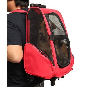 Sac à dos de transport pour animaux de compagnie avec roulettes, fabriqué en usine BSCI, sac de voyage pour chien et chat, sac de transport à roulettes pour animaux de compagnie - Product Image 6