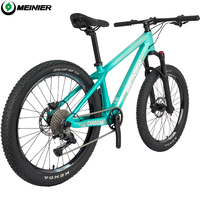 Vélo de montagne en fibre de carbone avec fourche à suspension Vélo de sport pour jeunes de 24 pouces Frein à disque Vélo VTT en carbone