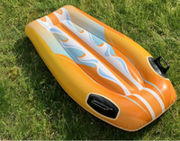Planche de surf gonflable flottante pour piscine avec poignée, jouet aquatique pour la natation