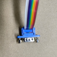 Cable de Extensión RS232 DB9 Macho a Hembra de 4 Conductores, con Revestimiento de PVC y Cobre, Cabezal Recto o de 90 Grados