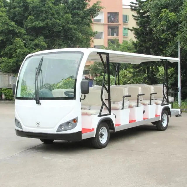 Portatile di alta qualità 80KM Street Legal Tour Shuttle elettrico 75V con 23 posti a sedere bus turistico in vendita