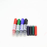 Ensemble de marqueurs effaçables à sec de haute qualité, rechargeables, 4 couleurs, pointe moyenne, pour écrire et dessiner