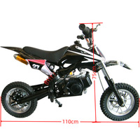 vehículo todoterreno para niños de 49 cc, de dos y cuatro tiempos, mini bicicleta de montaña a gasolina