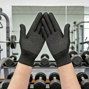 Nylon Work Gloves Solid Color Non Slip Wear Resistant For <b>Warehousing</b> Logistics Men's Use 20cm Length - Product Image 1
