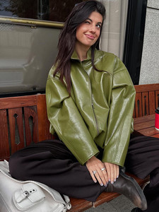 <span class=keywords><strong>Chaqueta</strong></span> <span class=keywords><strong>de</strong></span> traje <span class=keywords><strong>de</strong></span> charol elegante para mujer nueva transfronteriza <span class=keywords><strong>de</strong></span> otoño al por mayor abrigo <span class=keywords><strong>y</strong></span> <span class=keywords><strong>falda</strong></span> Midi/larga - Product Image 2