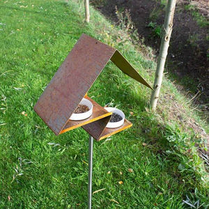 Alimentador Pólo do pássaro de JH-Mech para fora para observar alimentadores eretos livres do pássaro do aço resistente do pássaro do Weathering selvagem exterior - Product Image 6