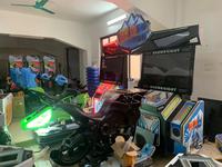 Simulateur de conduite de moto de neige Snow Knight à monnayeur, machine de jeu vidéo 1-2 joueurs avec certificat CE pour salles d'arcade