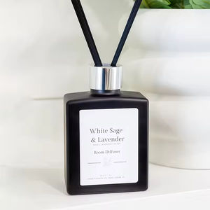 Aikun 200ml 250ml Alcohol Free Aromatherapy Glass DIY <b>Reed</b> <b>Diffuser</b> with Long Lasting Fragrance <b>for</b> Home Decor - Product Image 1