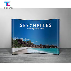 TIANLANG อุปกรณ์งานแสดงสินค้าแบบ pop-up Display โฆษณาผ้าตึงพื้นหลังแบบฉากหลังด้านข้าง Tianlang-08 cn/gua ORIGIN - Product Image 5