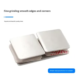 Soporte de Barandilla para Baño con Clip de Fijación de Vidrio Moderno, Marco de Soporte para Cuarto de Ducha, Placa de Soporte Multiángulo de Acero Inoxidable 304, Mainland - Product Image 4