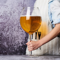 Verres à vin géants de grande capacité, style européen et américain, pour célébrités d'Internet, verres à cocktail géants pour femmes enceintes, verres à bière