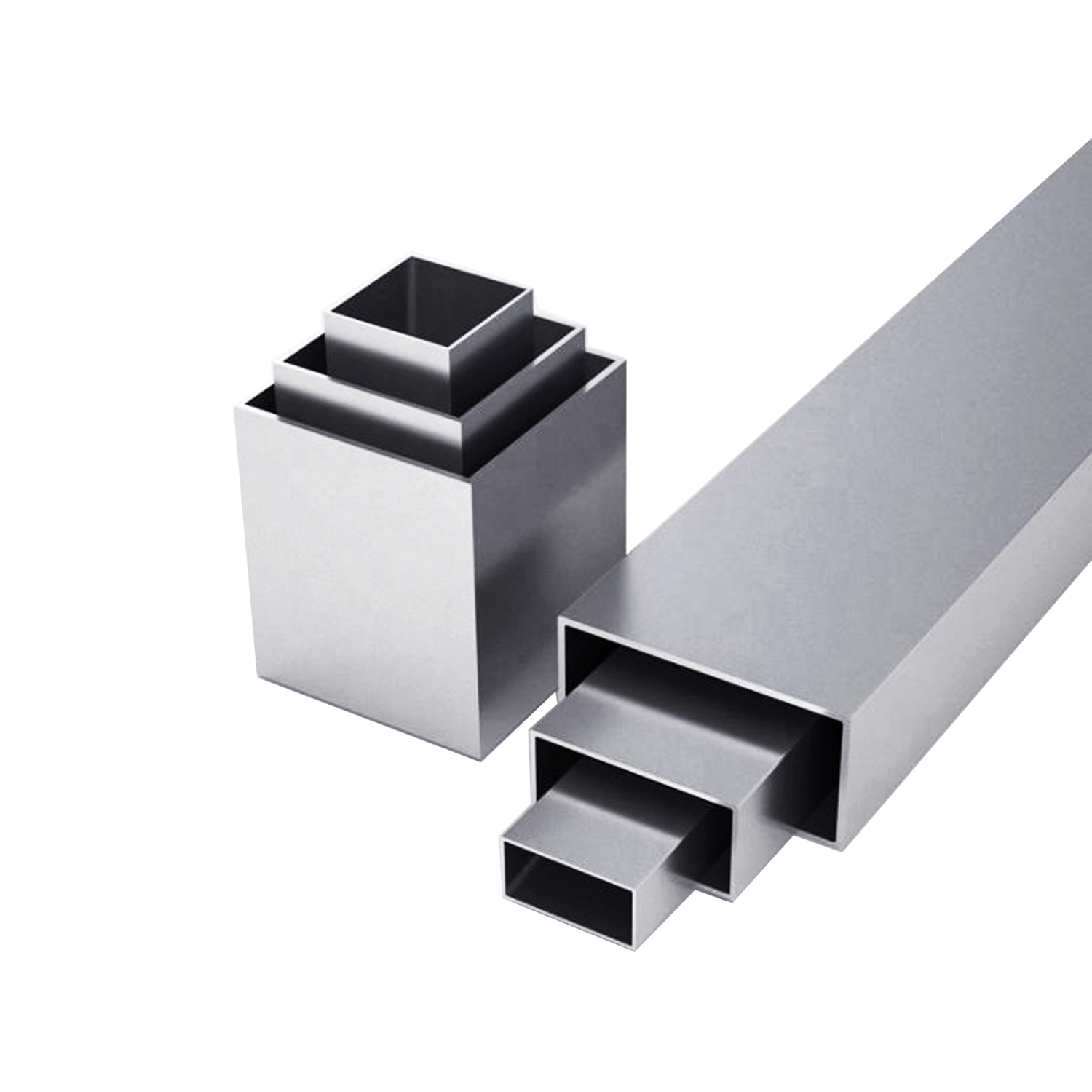 6063 6061 aluminum alloy square tube hollow tube rectangular aluminum tube square flat