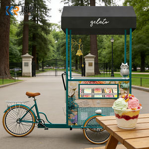 Carrito de Helados Portátil, Triciclo con Congelador, Bicicleta Móvil para Venta de Productos Congelados, Ideal para Pequeños Negocios - Product Image 1
