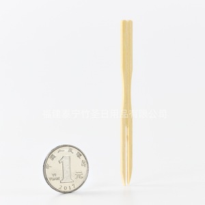 Disposable Bamboo Fruit Forks SGC Premium Quality For Home Party <b>Dessert</b> Table Wholesale - Product Image 4