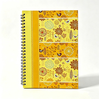 Cuaderno Espiral Personalizado 215x152mm, 80 Hojas, Papel Rayado, Encuadernado con Espiral, Cubierta Impresa, Papelería para la Escuela y Oficina