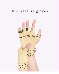 Gants de travail magnétiques à demi-doigts, compressifs, pour l'arthrite, pour la thérapie et le soulagement de la douleur - Product Image 4