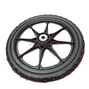 Nieuwe <span class=keywords><strong>16</strong></span> Inch Fietswagen Met Plastic Band 16X2.125 Pu Schuimwiel Voor Jachtvervoer In De Detailhandel - Product Image 1