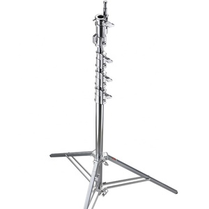 5 mètres de haut porteur 30kg robuste en acier inoxydable caméra à rouleaux prise de vue trépied de Studio <span class=keywords><strong>photographique</strong></span>, support de lumière - Product Image 1