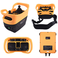 Suministro Directo de Fábrica Q5000 DC 12-24V Personalizado 2 km Grúa Pórtico Industrial con Control Remoto por Radio de Doble Joystick Hidráulico