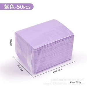 Oem Disposable <b>Table</b> <b>Mat</b> 33x45cm Pink For Nail Salon Use - Product Image 2