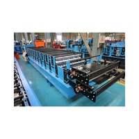 Máquina Automática de Conformado de Rollos para la Fabricación de Tejas de Techo Corrugadas Trapezoidales de Doble Capa
