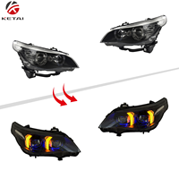 Phare avant à double support DRL Full LED à quatre lentilles, vente en gros pour BMW Série 5 E60 2005-2009